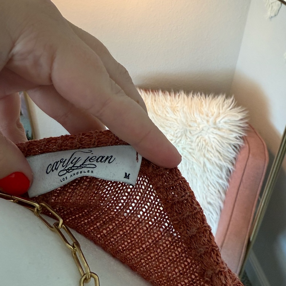 Chic Rust Sweater CJLA - Picture 3 of 3